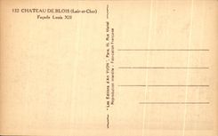 CPA Chateau De Blois Facade Louis XII