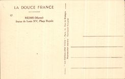 CPA Rheims Statue of Louis XV Places Royal