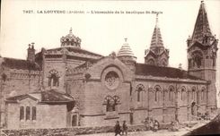 CPA Louvesc the whole of the basilica St Governed