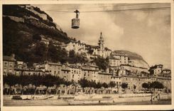 CPA Grenoble the Convent co Marie and the Cable car of the Bastille