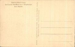 CPA Grenoble the Convent co Marie and the Cable car of the Bastille