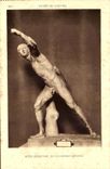 CPA Musee Du Louvre Heros Combattant dit Gladiateur Borghese