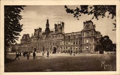 CPA Les Petits Tableaux De Paris L'Hotel De Ville