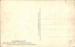 CPA Pyrenees Ocean Pic Du Midi Le Plateau Du Laguet Terminus De La Roule Vu Du Sommet