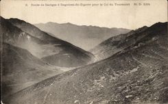 CPA Route De Bareges has Bagneres De Bigorre For the Collar Of Tourmalet