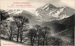 CPA the High Pyrenees Bagneres De Bigorre Of the Peak Of the South In Winter
