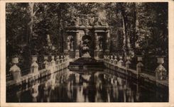 CPA Paris Gardens Of Luxembourg Medicis Fountain