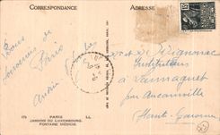 CPA Paris Gardens Of Luxembourg Medicis Fountain