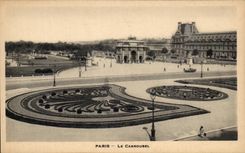 CPA Paris el carrusel del Louvre