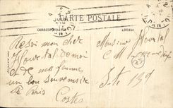 CPA Paris Panorama Vers Les Invalides Et La Tour Eiffel