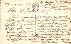 CPA Paris Basilique Du Sacre Coeur Montmartre