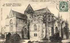 CPA Picturesque Brittany Dinan Church St Malo