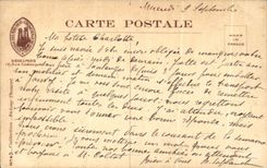 CPA Reims ataque frontal norteno Militaria del santo del portico el sexto