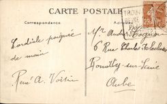 CPA Trouville Against day in the black Rocks Boat