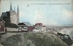 CPA Saint Address Our Lady Of the Floods And the City