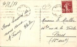 CPA Vichy Plage Les bords de I'Allier