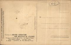 CPA Vichy Le Pont Visitex la Grande Expositon Aux Galeries De L'Elysee