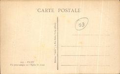 CPA Vichy Vue panoramique sur l'Eglise St Louis