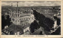 CPA Vichy L'Eglise Louis Vue Panoramique