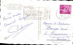 CPA Vichy Casino Source Chamel Goll House Ets Thermal Hotel de Ville Casino Source Ceteatins Piscine