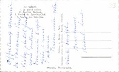 CPA Vichy Le grand casino pavillon Sevigne pavillon Sevigne Piscine du Sporting Club