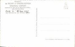CPA Vichy et Chatel Guyon Chateau d'Effiat 