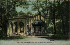 CPA Vichy Un coin Du Parc Des Celestins
