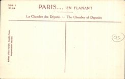 CPA Paris While Strolling House of Commons