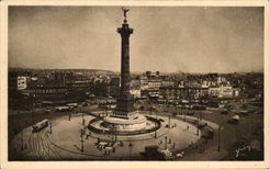 CPA Paris While Strolling Place of the Bastille