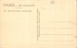 CPA Paris While Strolling Place of the Bastille