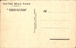 CPA nuestra Paris hermosa Vision en Carousel View del carrusel