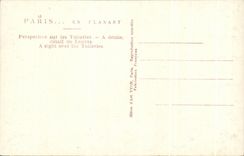 CPA Paris mientras que Strolling View sobre el detalle de Tileries del Louvre