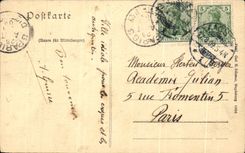 CPA Aachen Dom Eingang Zum Kreuzgang Drachenloch Enfants