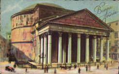 CPA Roma il pantheon 