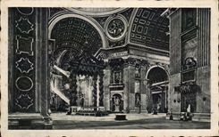 CPA Roma Basilica di S Pietro Altare della Confessione