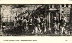 CPA Firenze Chiesa del Carmine La Moneta del tribuno