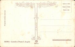 CPA Roma Castello Ponte San Angelo