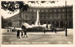 CPA Roma Piazza delr Esedra Ronatsna delle Natadi