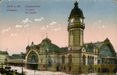 CPA Koln tiene escombros el derecho Hauatbahof Colonia el la estacion