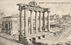 CPA Roma Foro Ramano Con Ultimi Scavi
