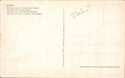 CPA Roma Chiesa Della trinita del Monti 
