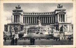 CPA Roma Monumento a Vittorio Emanuele II