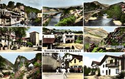 CPA Souvenir of the Basque Country Saint Jean Foot of Port cambo les Bains Saint Etienne de Baigorry