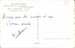 CPA Souvenir of the Basque Country Saint Jean Foot of Port cambo les Bains Saint Etienne de Baigorry