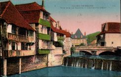 CPA Salies De Bearn Seen On Saleys the Water Fall