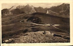 CPA At the Top Of the Collar D' Aubisque Latte De Bazen and Cabizos