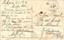 CPA Pau Landscape and the chain of the Pyrenees