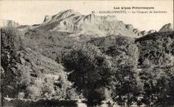 CPA the Picturesque Alps Barcelonnette the Cocked hat