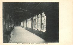 CPA Roma Abbazia di S Paolo Chiostro