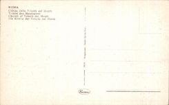 CPA Roma Chiesa della Trinita del Monti